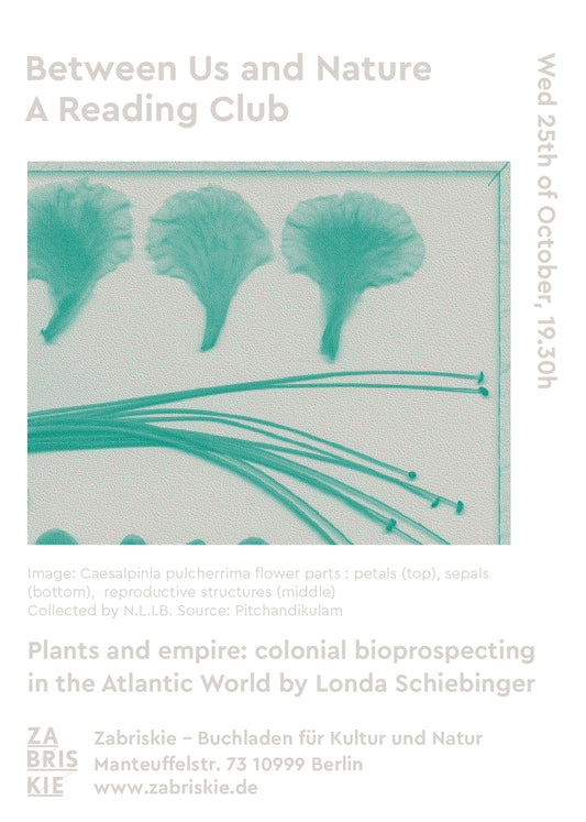 Between Us and Nature – A Reading Club #4: "Plants and empire : colonial bioprospecting in the Atlantic World" by Londa Schiebinger