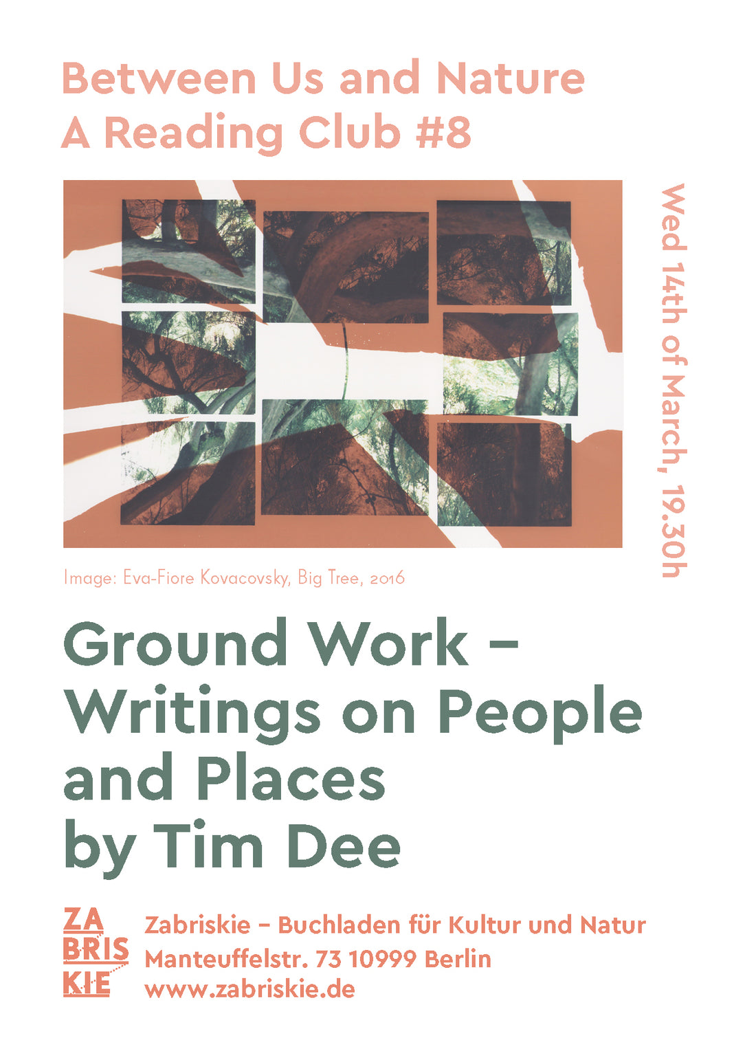Between Us and Nature – A Reading Club #8: Ground Work - Writings on People and Places by Tim Dee