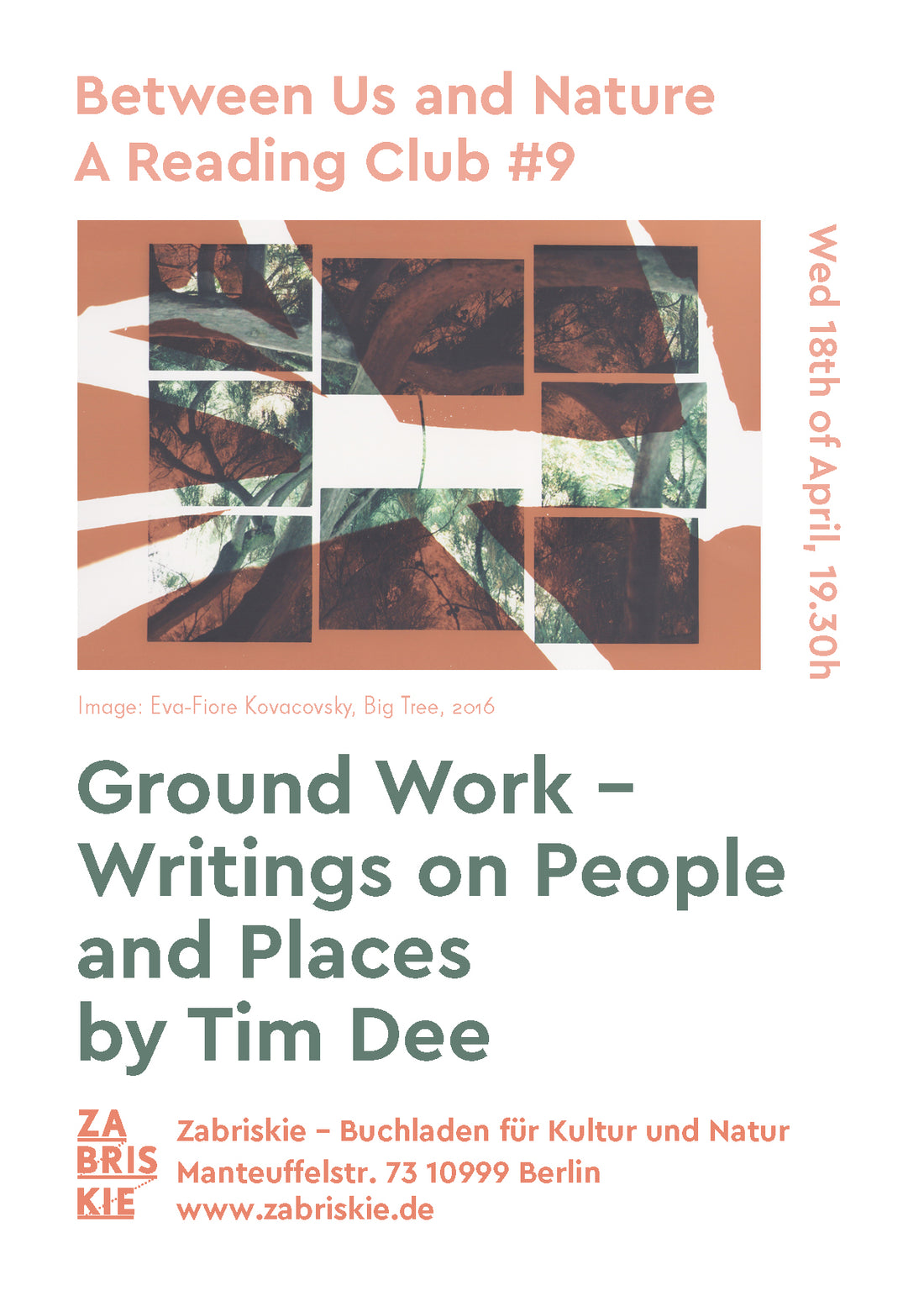 Between Us and Nature – A Reading Club #9: Ground Work – Writings on People and Places by Tim Dee