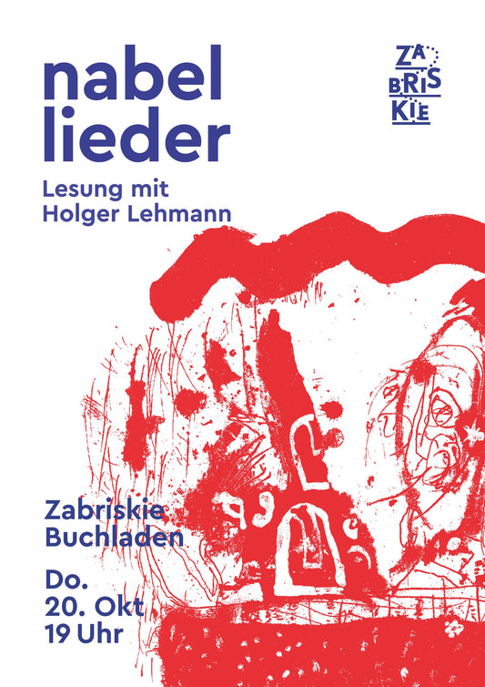 Lesung: nabellieder mit Holger Lehmann