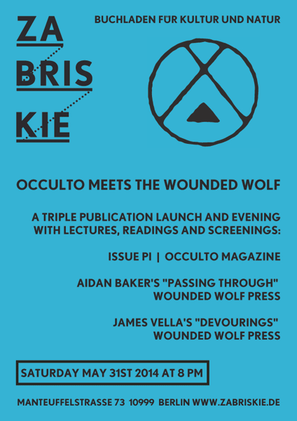 Occulto meets the Wounded Wolf | Sa. 31. Mai