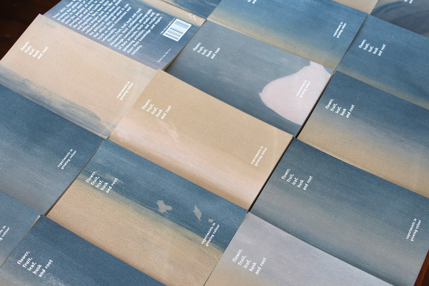 flower, fruit, leaf, husk and root - experiments in growing colour