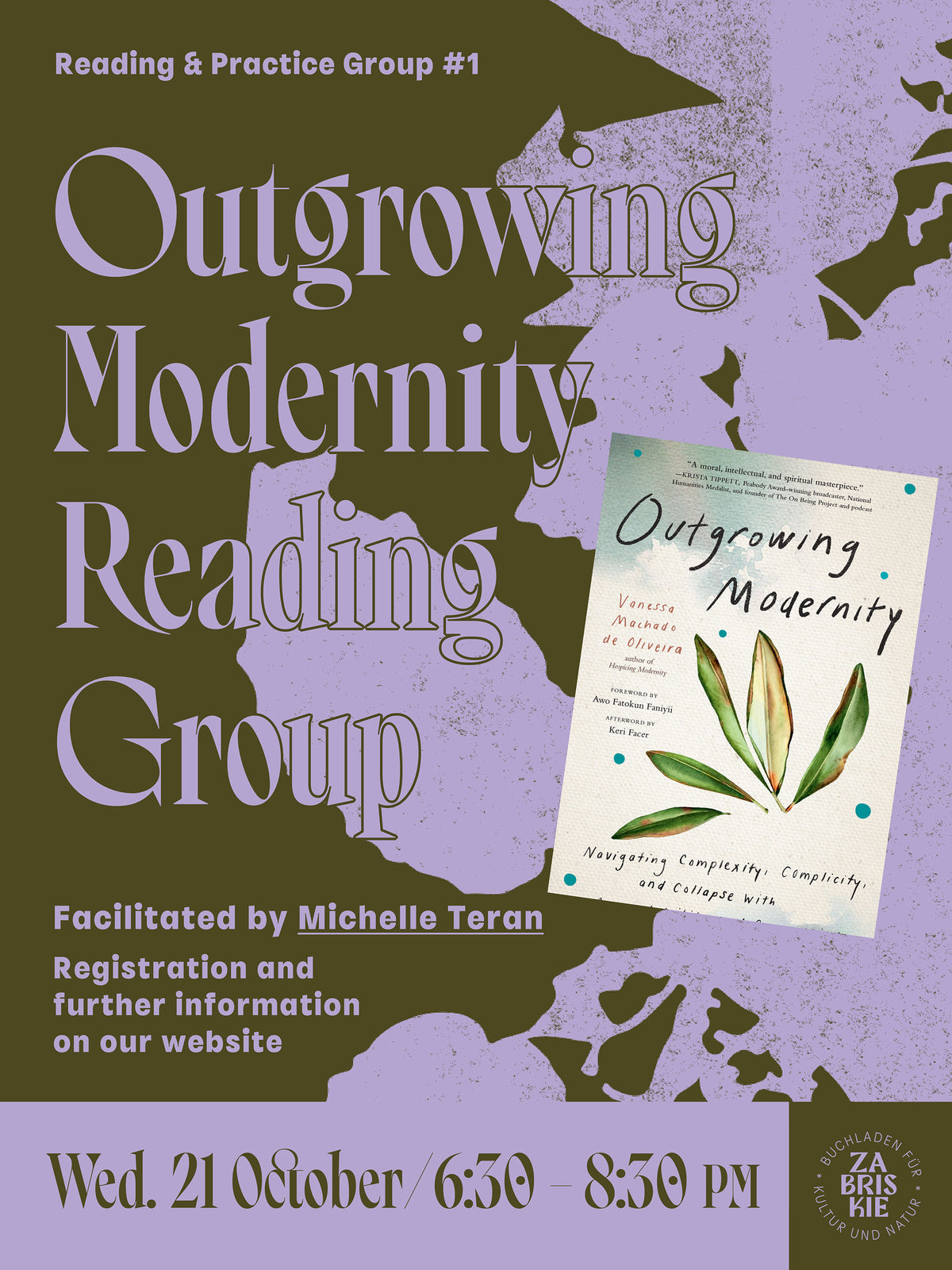 Outgrowing Modernity - Reading and Practice Group - Session Ticket for Wednesday, October 21st