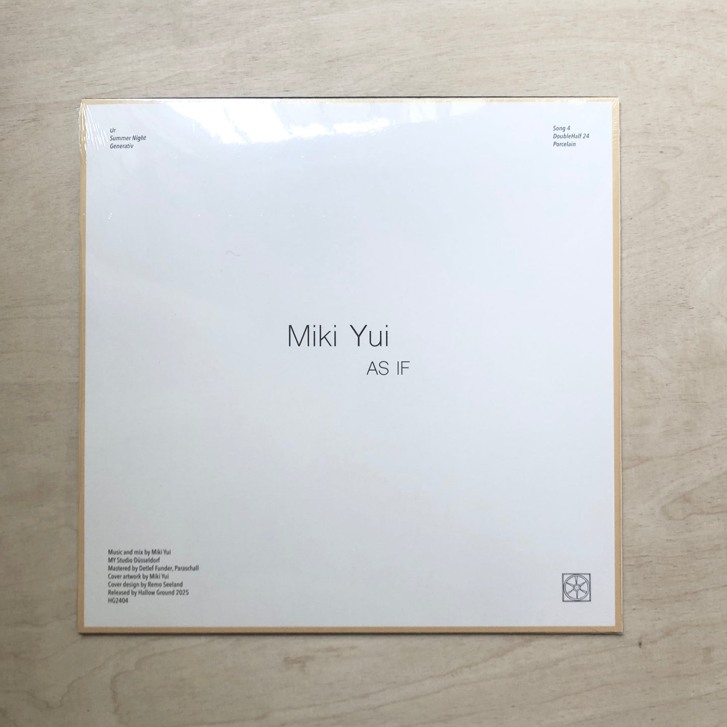 Miki Yui - As If - Vinyl LP