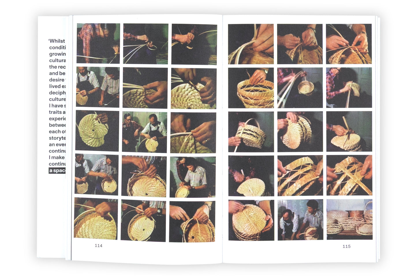 The l̶a̶s̶t̶ b̶a̶s̶k̶e̶t̶ makers from Risa. Crafting a plural kinship along tradition