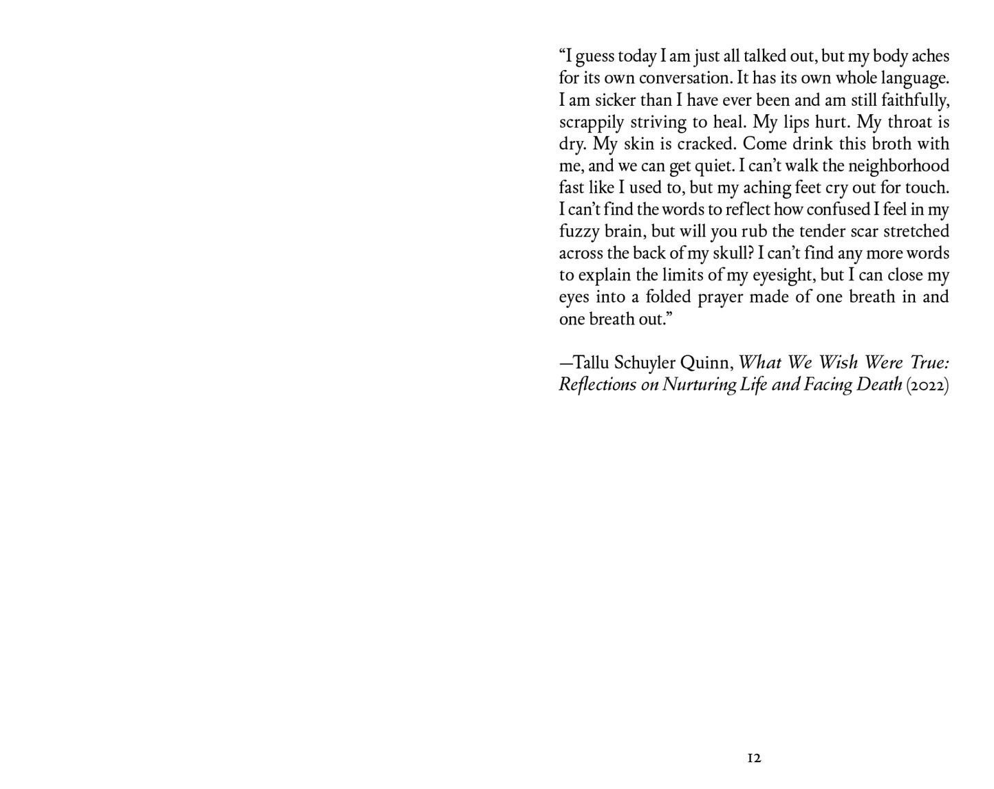 Solution 305 - Dying Livingly