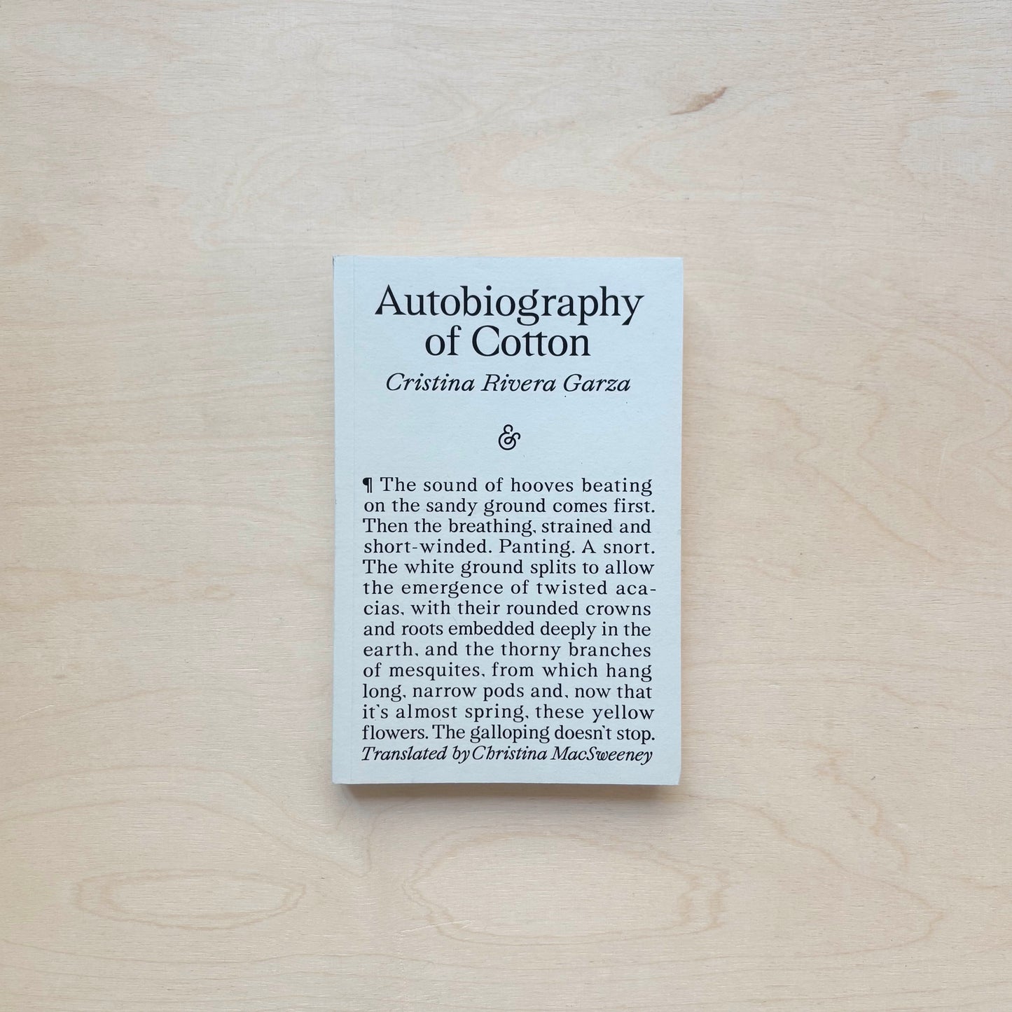 Autobiography of Cotton