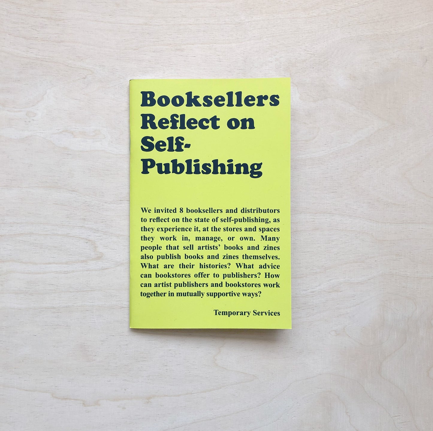 Booksellers Reflect on Self-Publishing