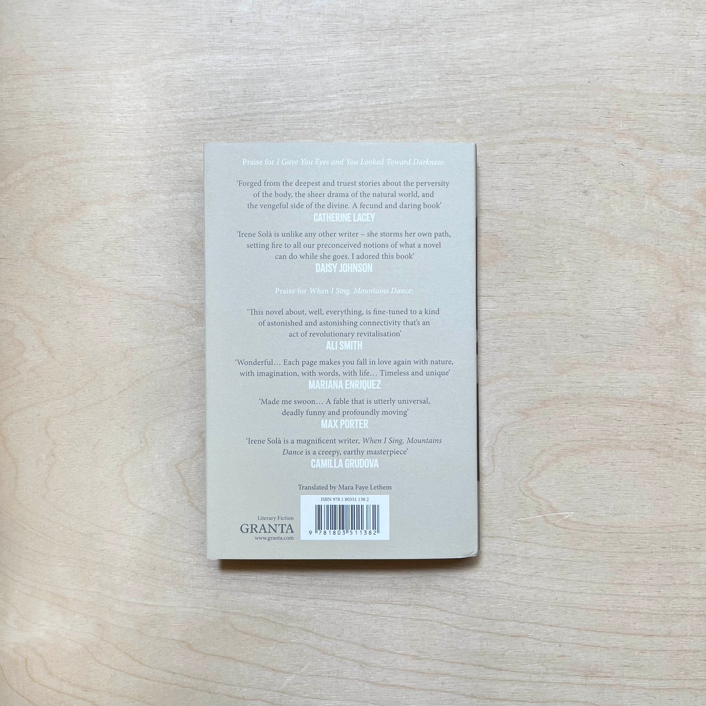 I Gave You Eyes and You Looked Toward Darkness