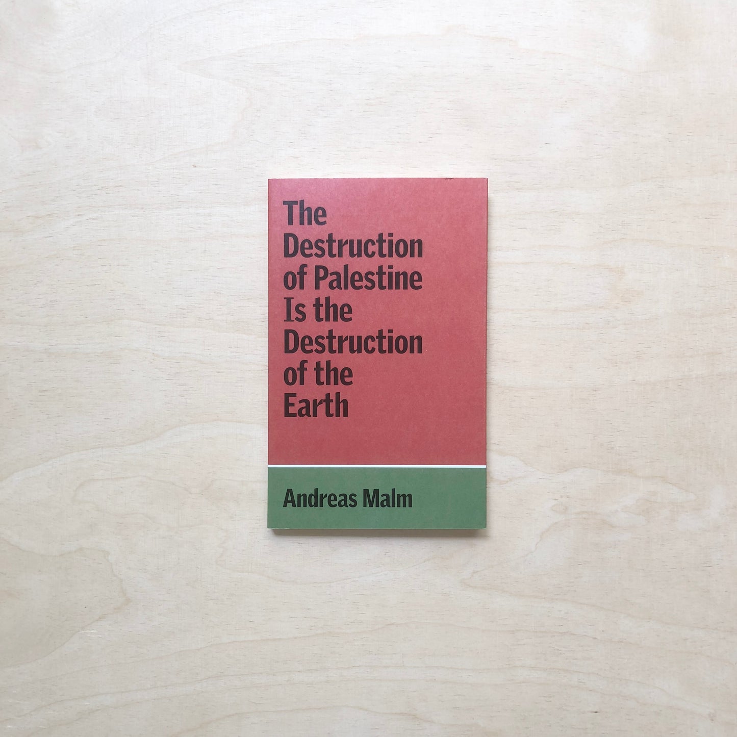 The Destruction of Palestine Is the Destruction of the Earth