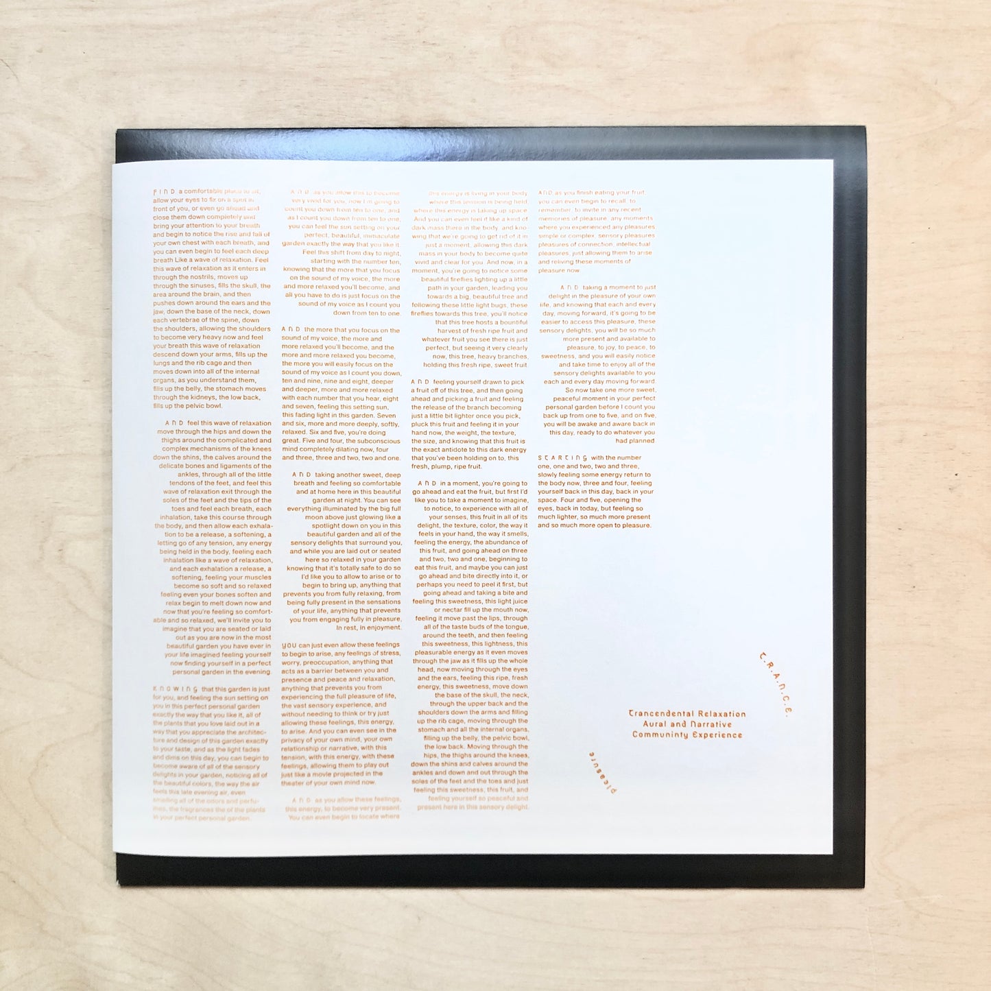 Julia E. Dyck & Diana Duta - T.R.A.N.C.E. (Pleasure/Perspective) - Vinyl LP