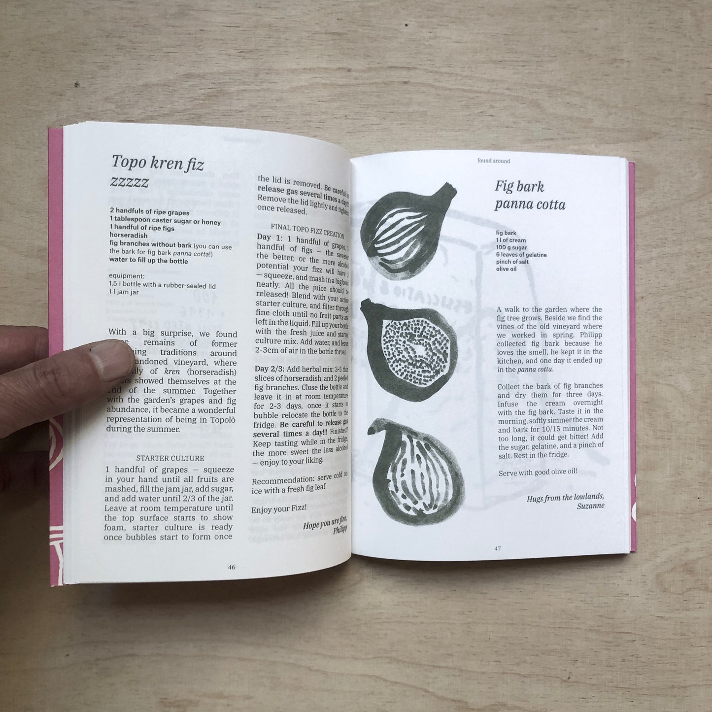 Who is cooking? The recipes of IZBA