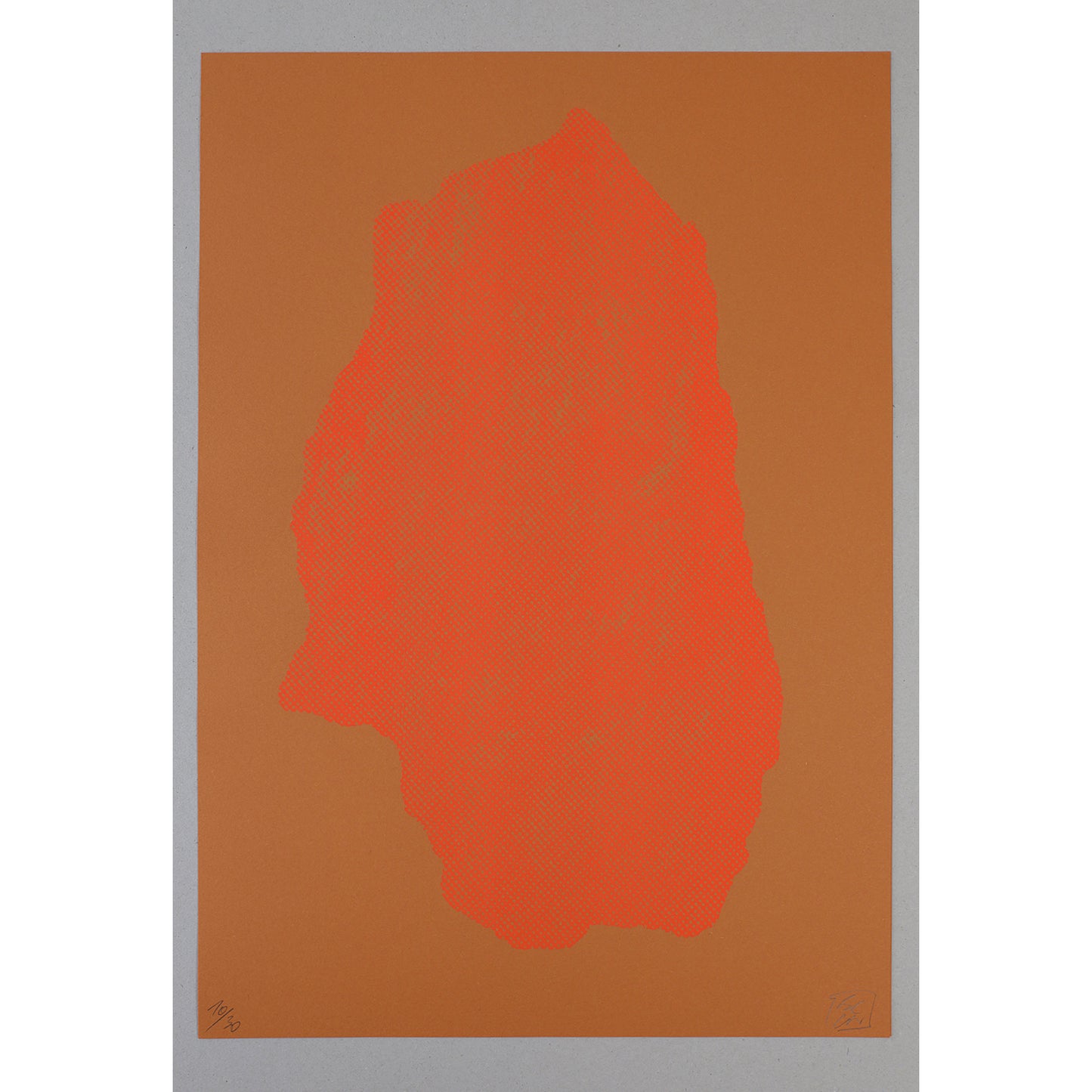 Chamber of Colours Riso Edition - Sasso Orange on Rust Orange