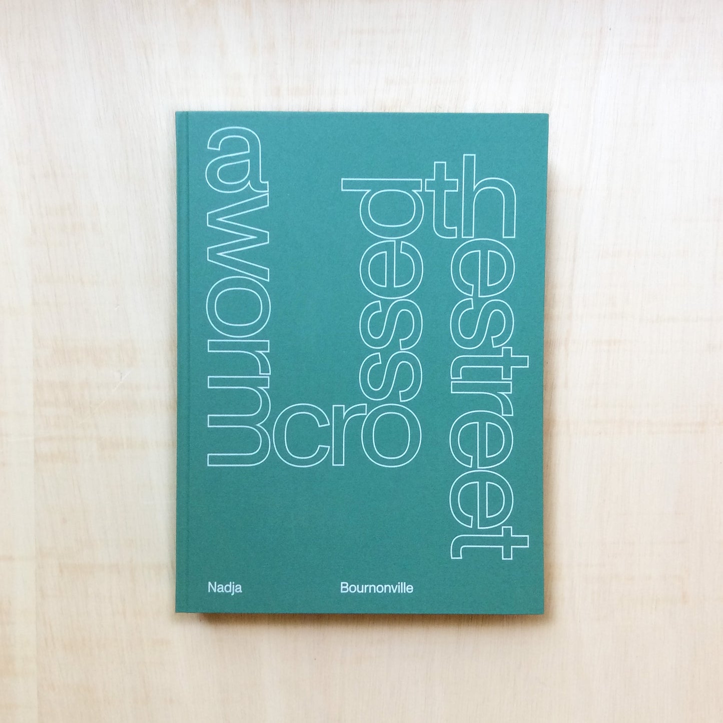 A worm crossed the street