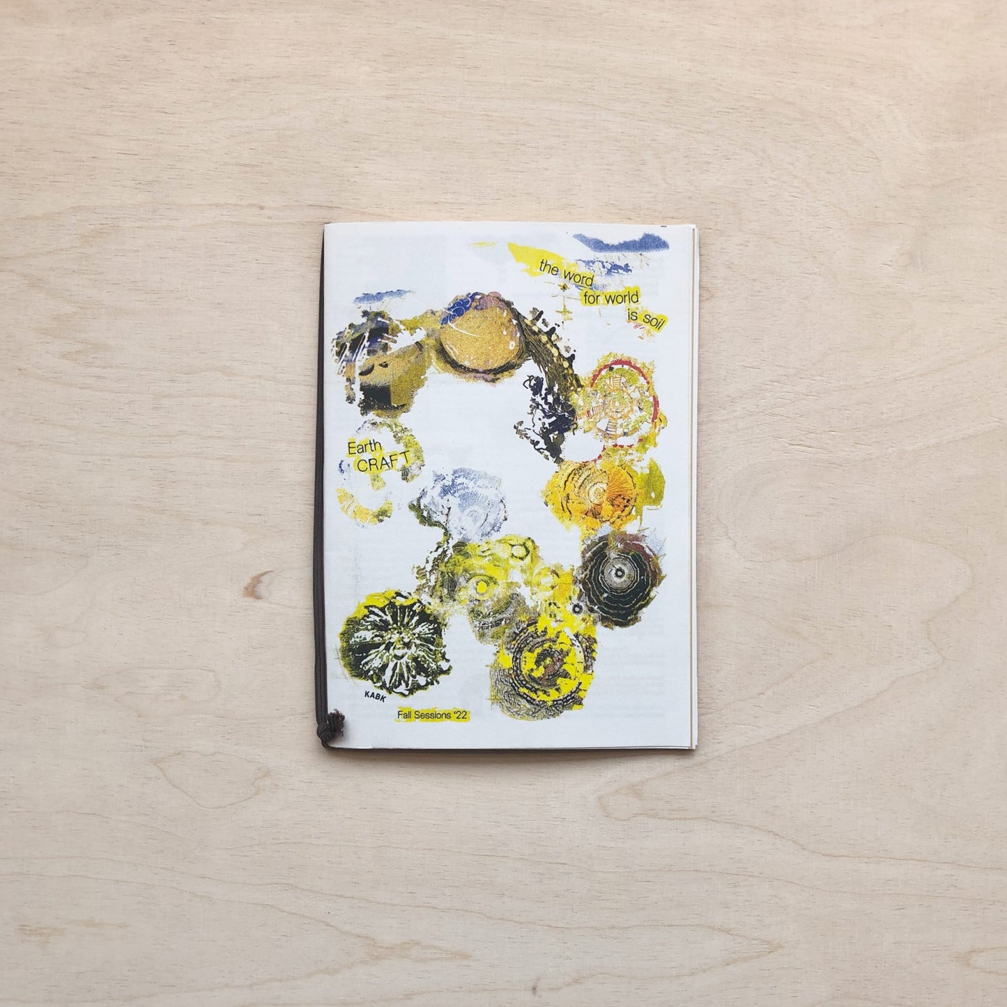 Earth Craft Zine 4 - The word for world is soil