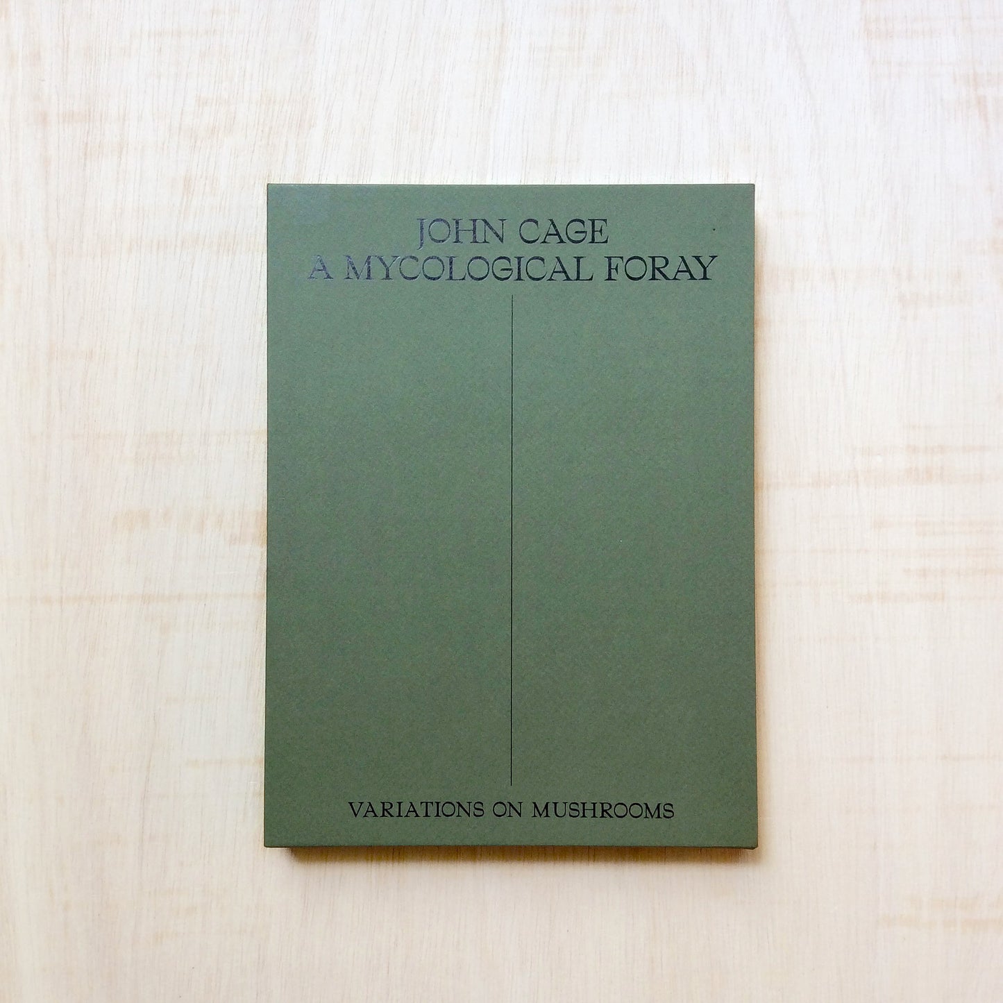 John Cage - A Mycological Foray - Reprinting
