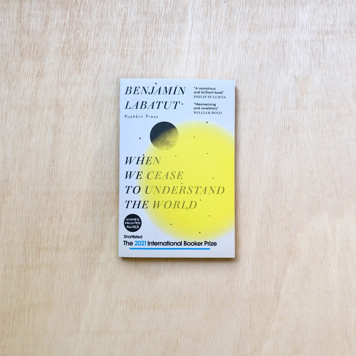 When We Cease to Understand the World