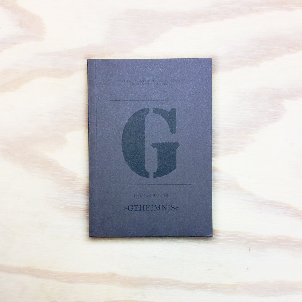 G – Geheimnis (Kleiner Stimmungs-Atlas in Einzelbänden)