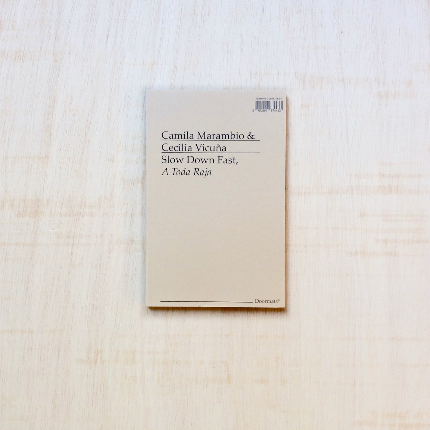 Slow Down Fast, A Toda Raja