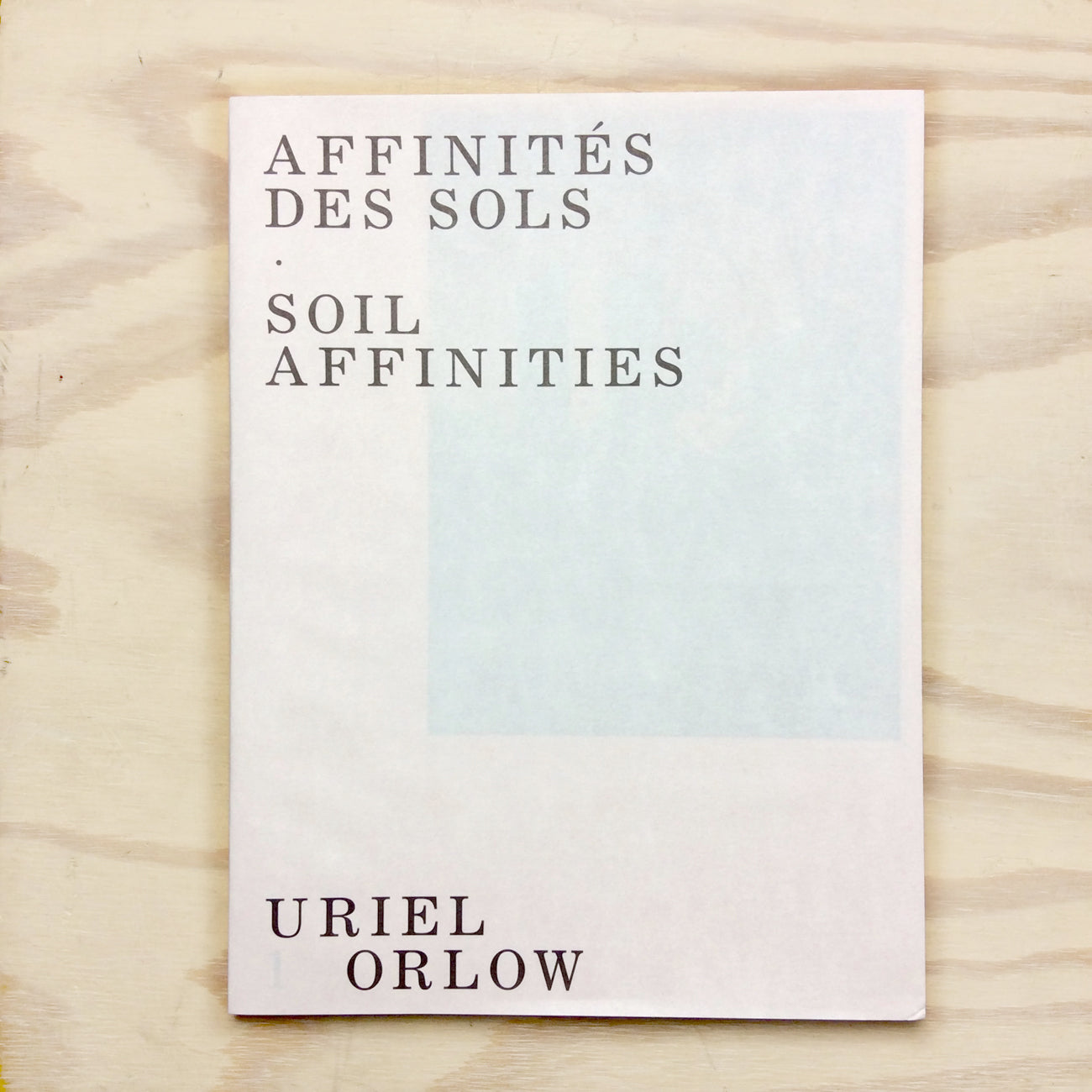 Affinités des Sols - Soil Affinities