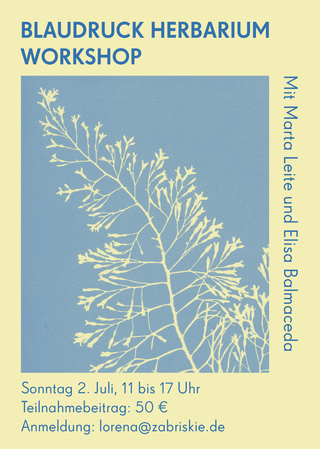 Blaudruck Herbarium Workshop