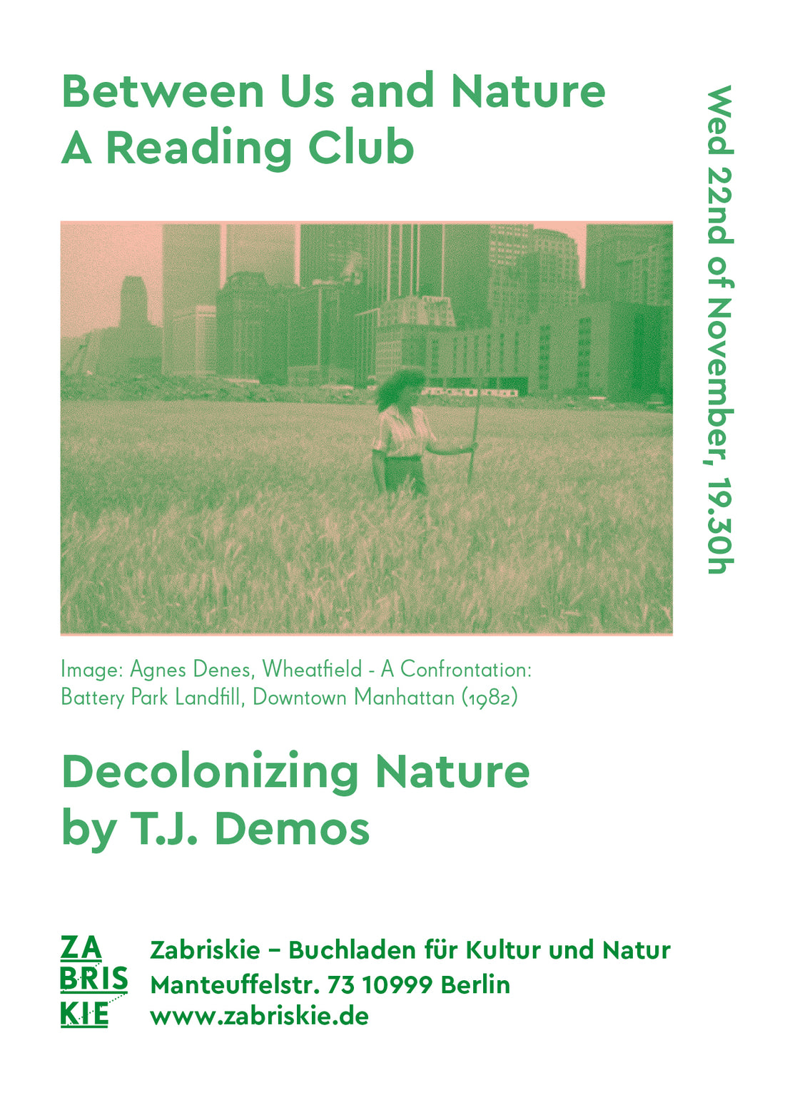 Between Us and Nature – A Reading Club #5: Decolonizing Nature by T.J. Demos