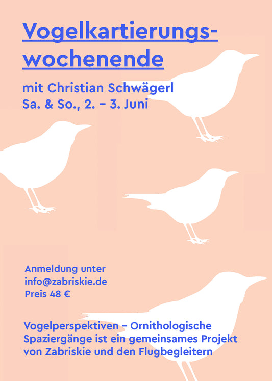 Vogelperspektiven #4: Workshop Vogelkartierungswochenende
