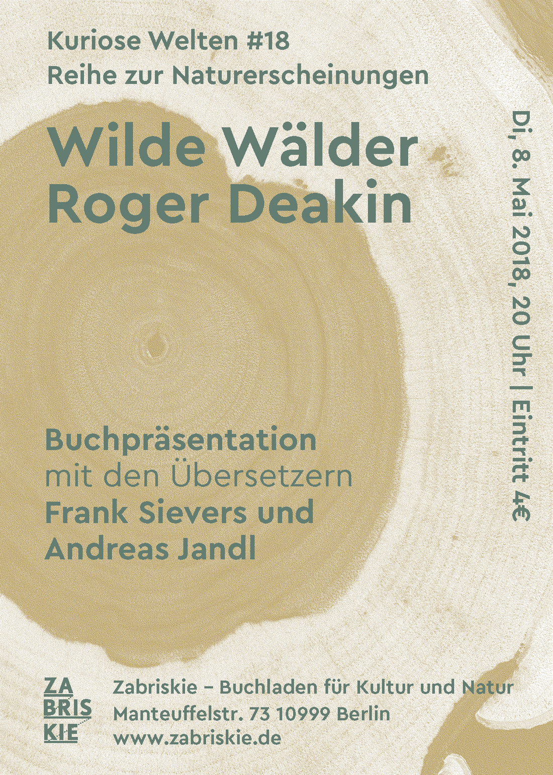 Kuriose Welten #18: Buchpräsentation "Wilde Wälder" von Roger Deakin