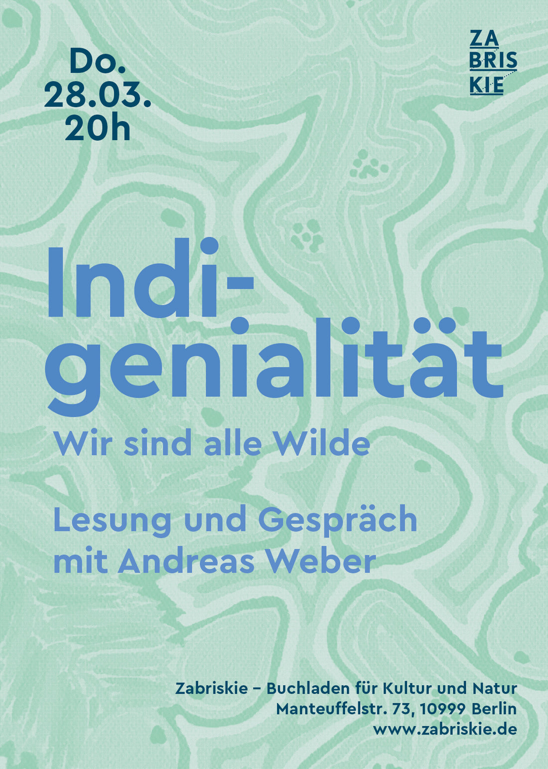 Indigenialität - Wir sind alle Wilde - Lesung und Gespräch mit Andreas Weber