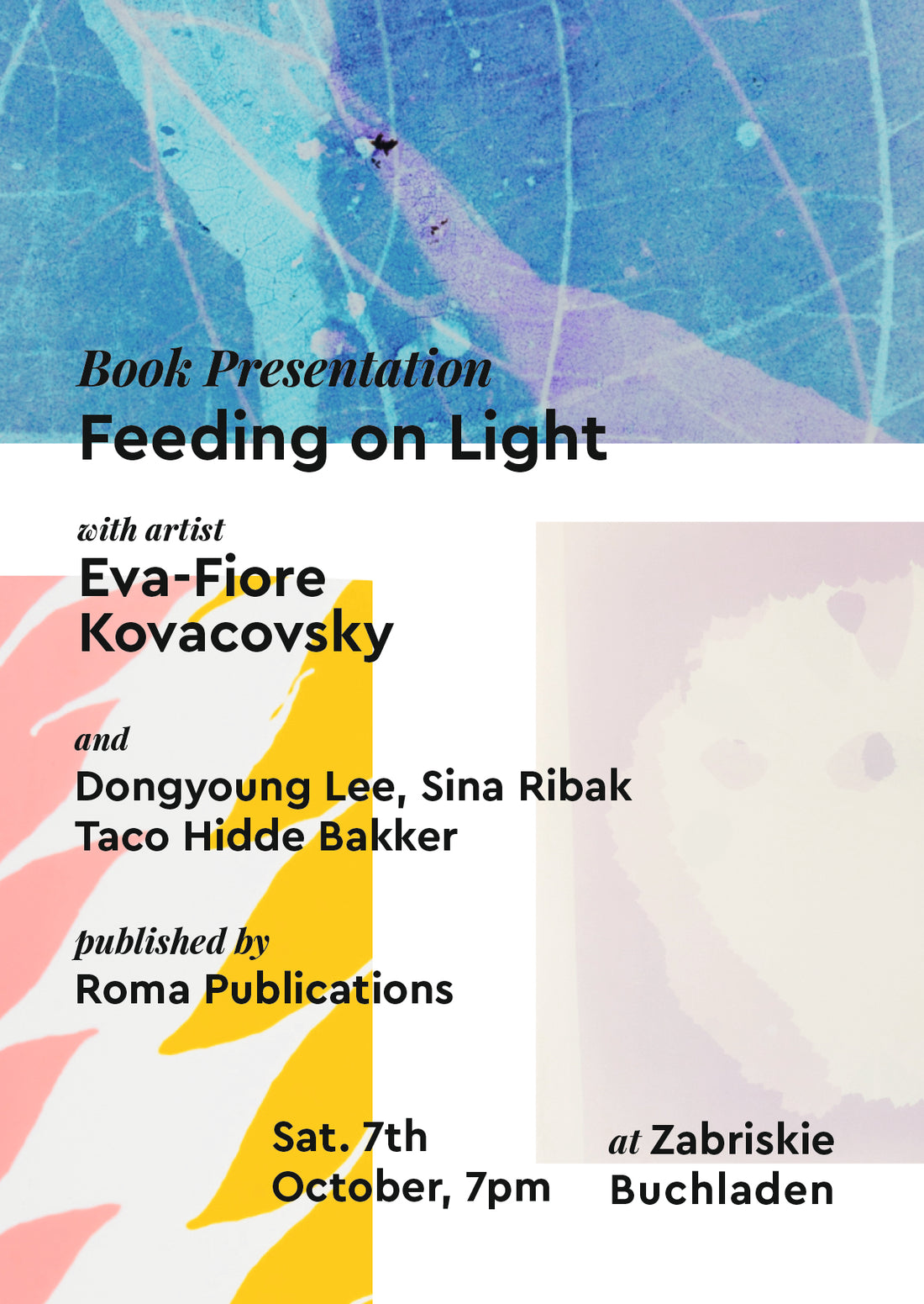 Book Presentation: Feeding on Light with Eva-Fiore Kovacovsky