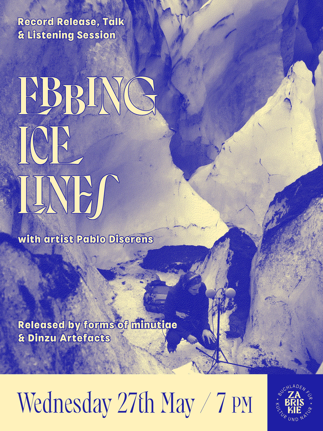 ebbing ice lines: Record Release, Talk & Listening Session with artist Pablo Diserens