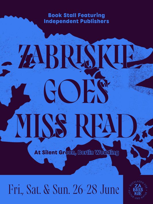 Zabriskie goes Miss Read - Book Stall Featuring  Independent Publishers