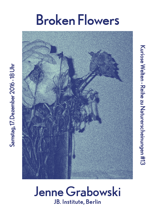 Kuriose Welten #13: Broken Flowers – Ein Fotobuch von Jenne Grabowski | Sa. 17. Dezember
