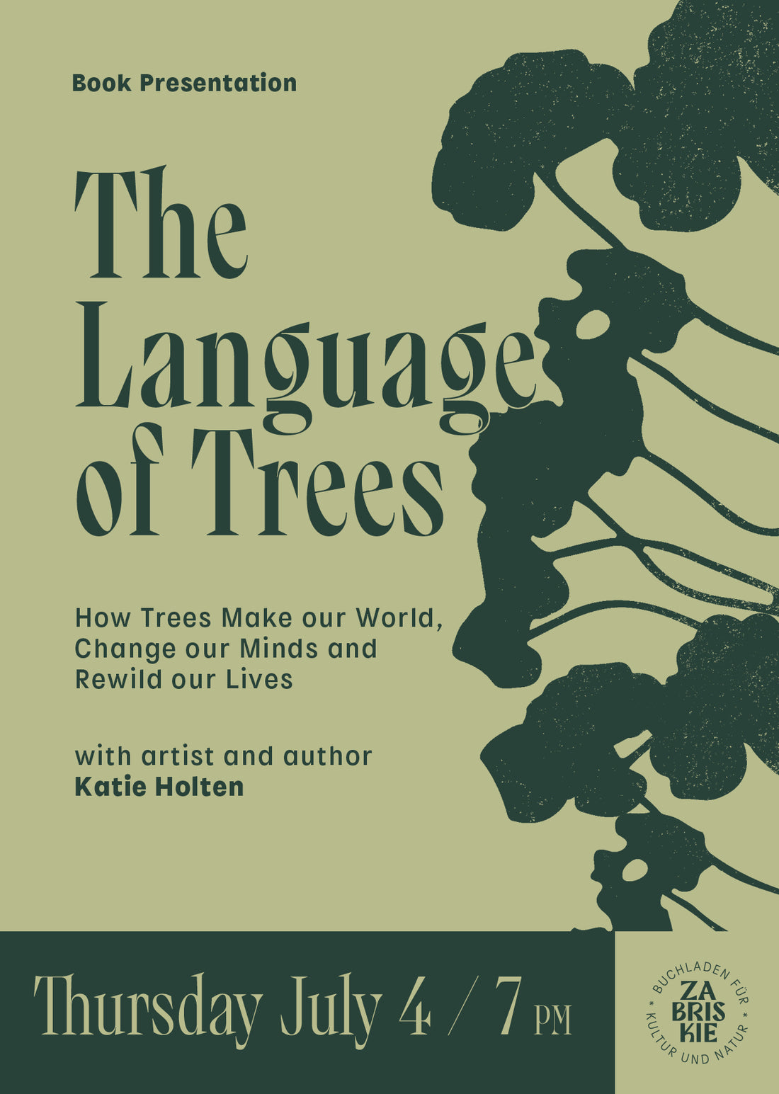 Book Presentation - The Language of Trees with Katie Holten