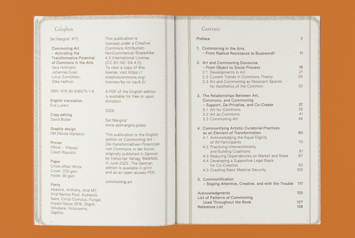 Commoning Art: Activating the Transformative Potential of Commons in the Arts