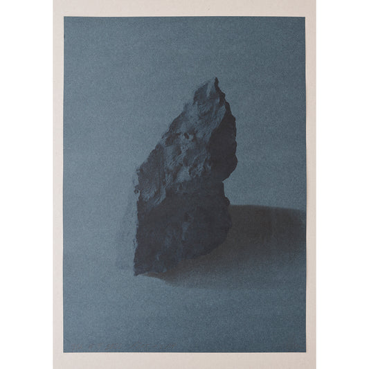 ISHI # 8 - Black, Teal, on Slate Grey - Riso Edition