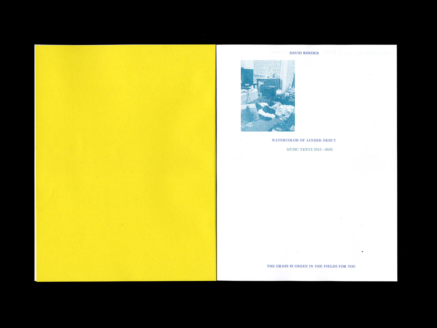 Watercolor of Jandek Debut: Music Texts 2015-2020