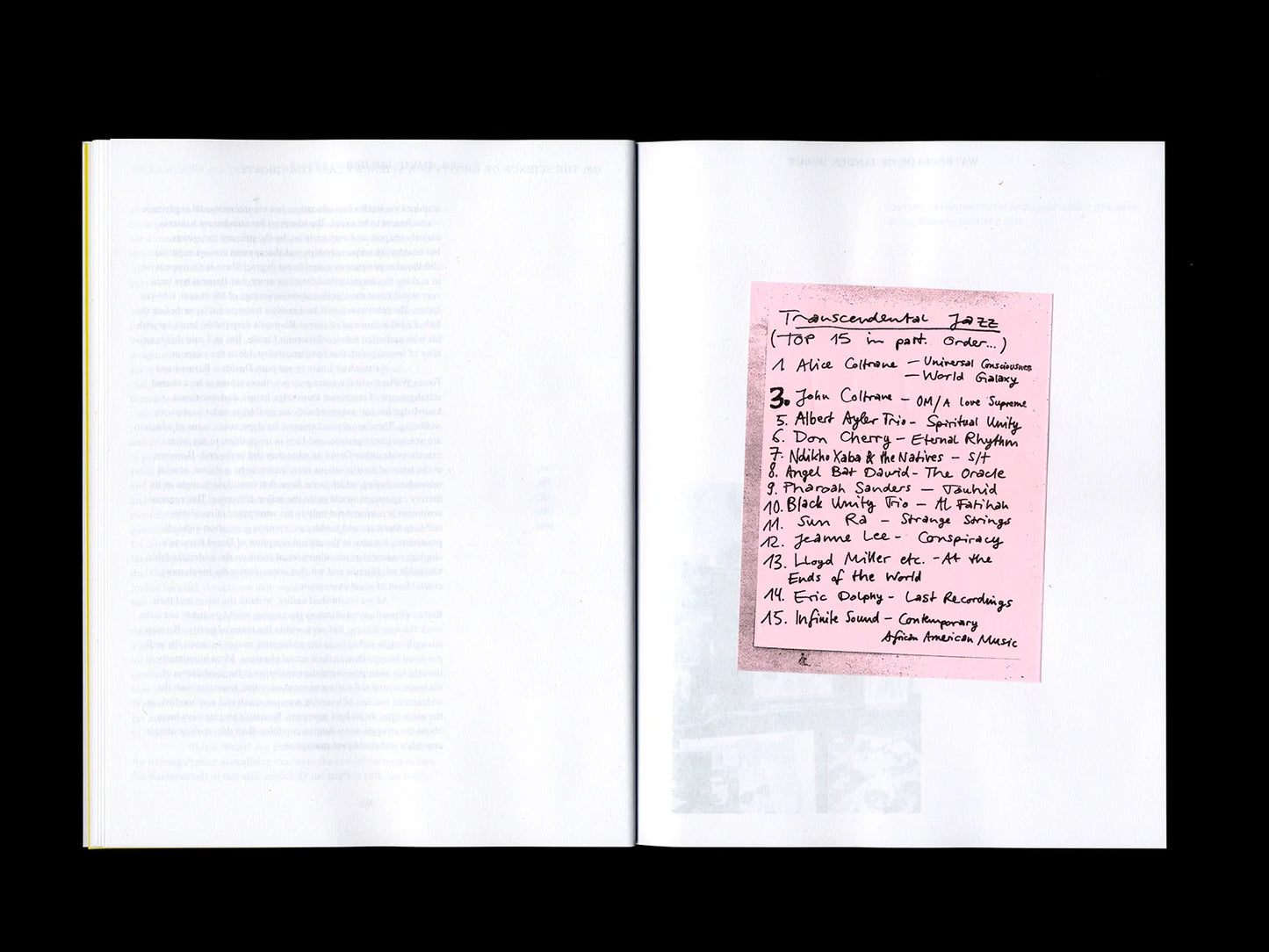 Watercolor of Jandek Debut: Music Texts 2015-2020