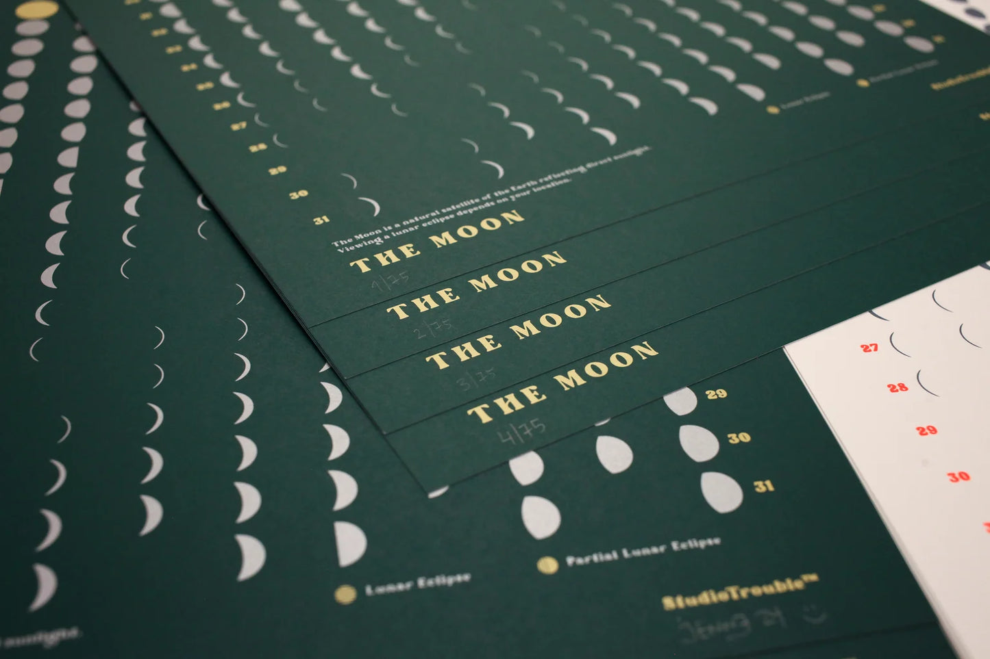 THE MOON Calendar 2025 – Forest Green Edition