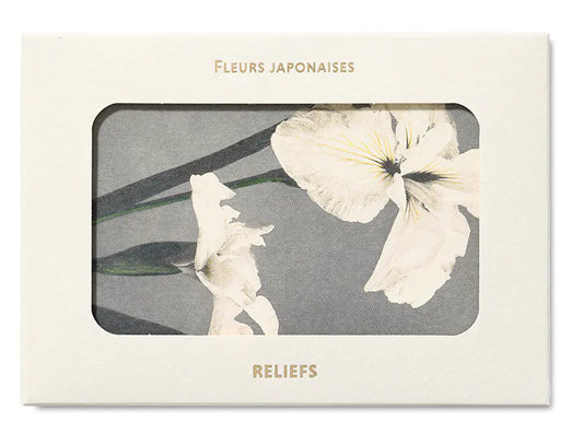 Postcards Reliefs - Japanese Flowers
