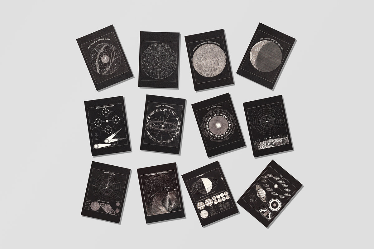 Postcards Reliefs - Illustrated Astronomy