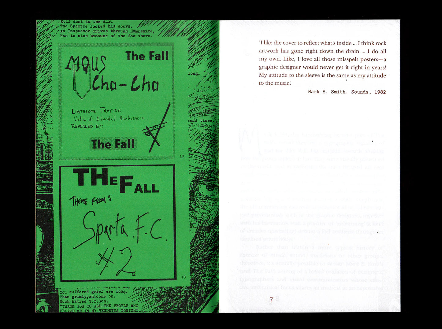 Language Scraps 02: Mark E. Smith’s Handwriting and the Typography of The Fall