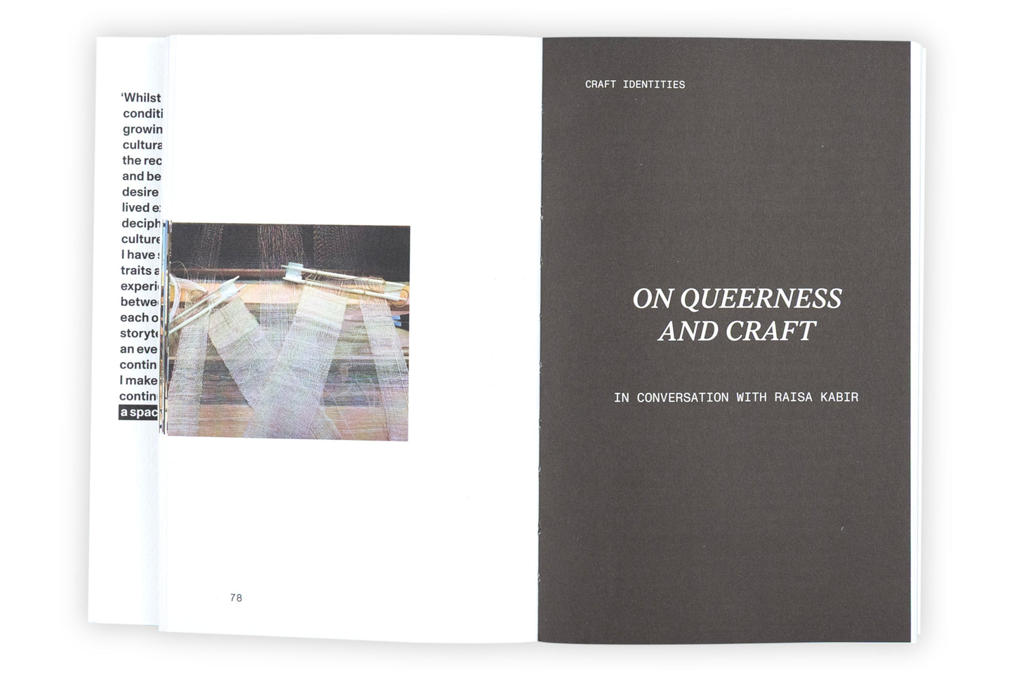 The l̶a̶s̶t̶ b̶a̶s̶k̶e̶t̶ makers from Risa. Crafting a plural kinship along tradition