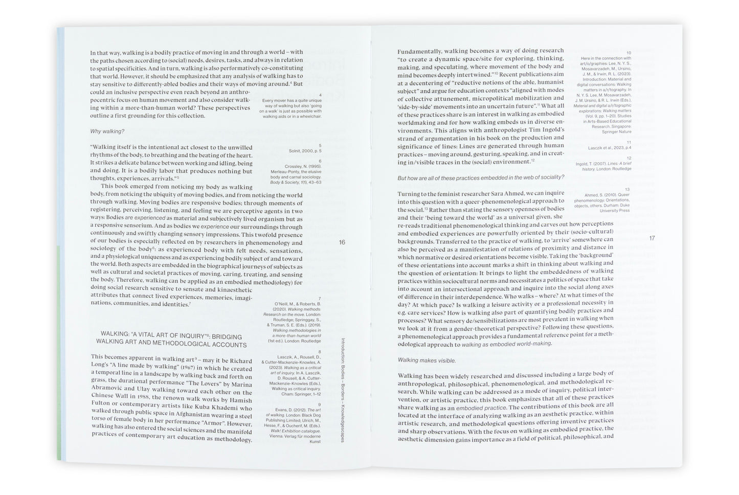 Walking as Embodied Worldmaking – Bodies, Borders, Knowledgescapes