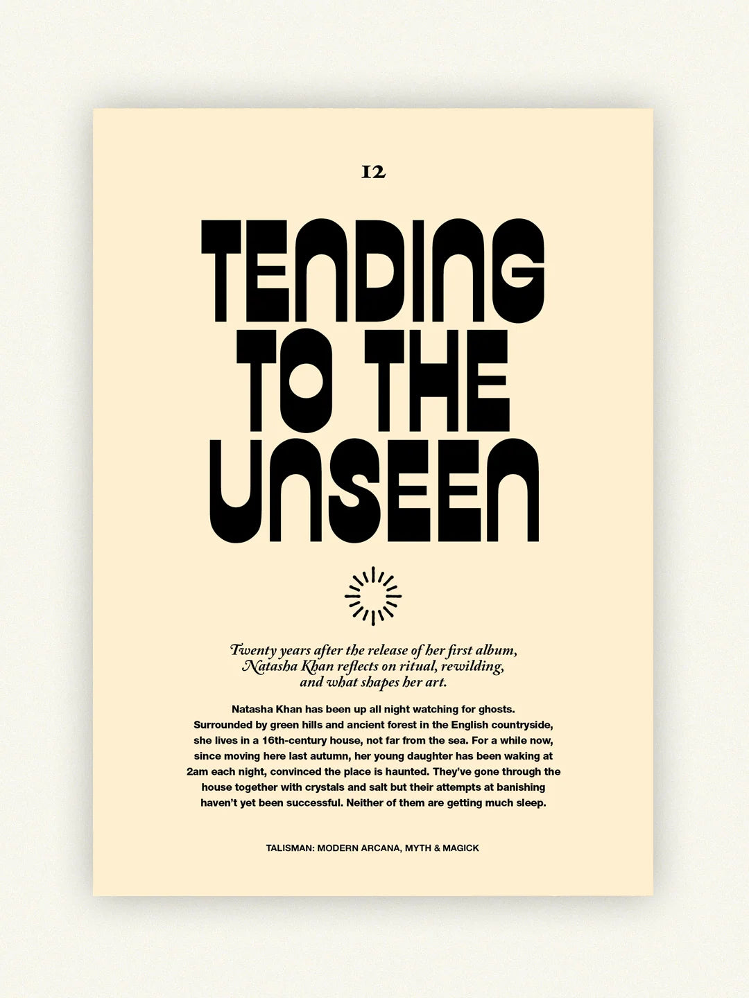 Talisman Zine - Modern Arcana - Myth & Magick