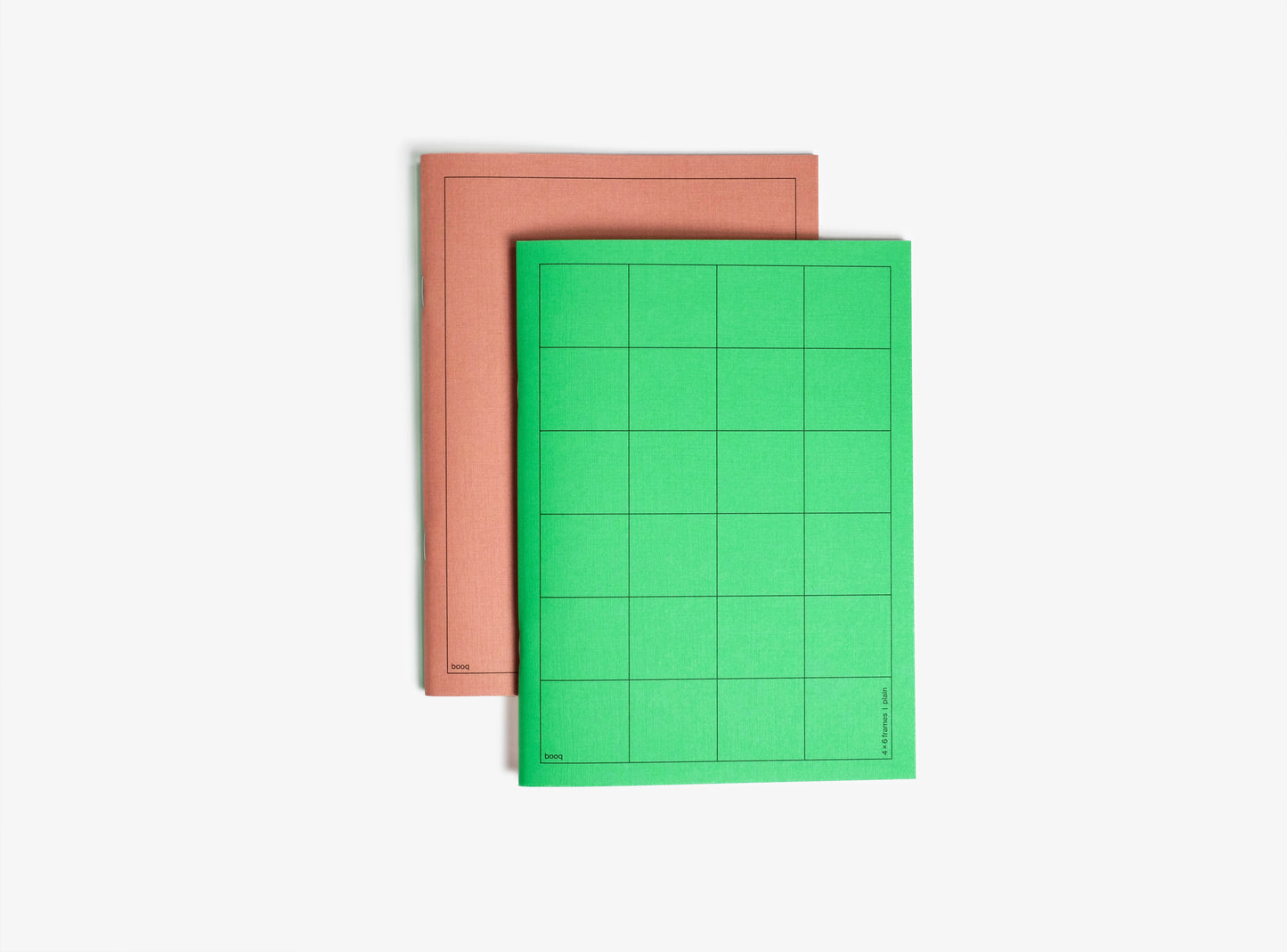 booq / a double-sided notebook - Style B: 4x6 frames | plain