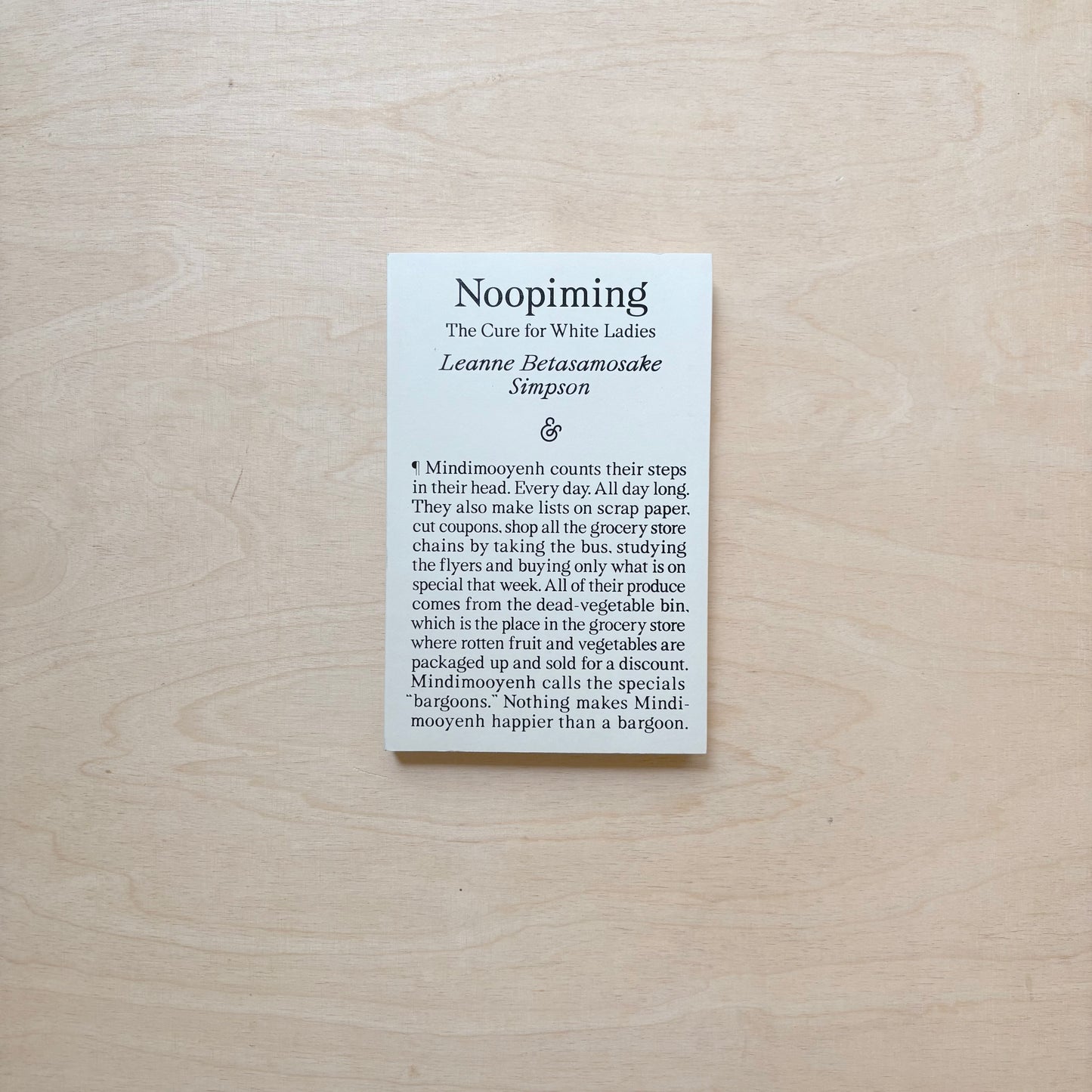 Noopiming - The Cure for White Ladies