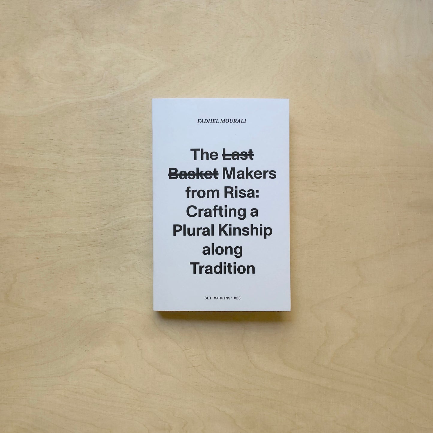 The l̶a̶s̶t̶ b̶a̶s̶k̶e̶t̶ makers from Risa. Crafting a plural kinship along tradition