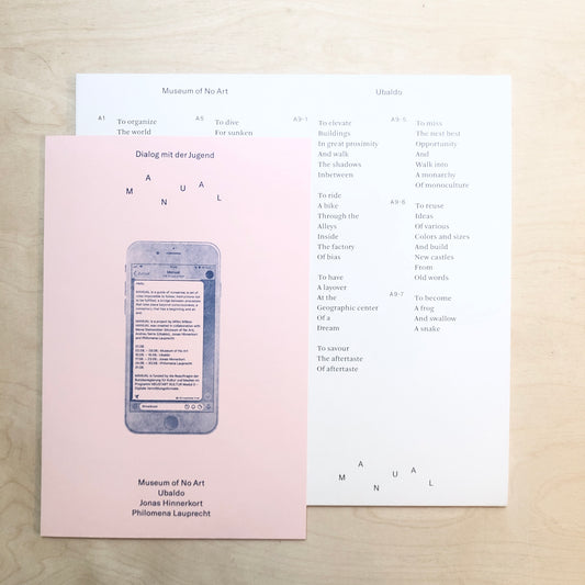 Dialog mit der Jugend (feat. Museum Of No Art, Ubaldo, Jonas Hinnerkort, Philomena Lauprecht) - MANUAL - Vinyl LP