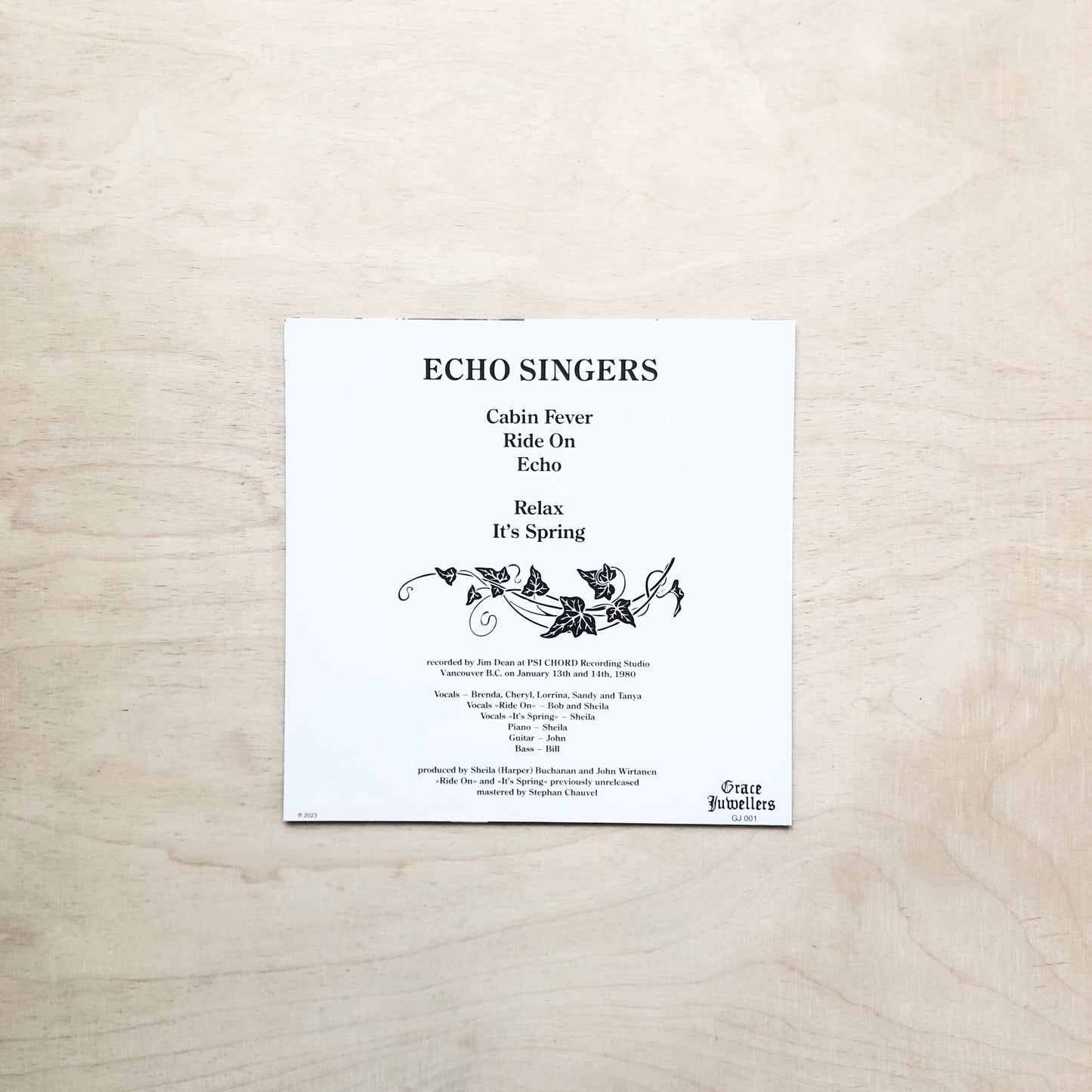 Echo Singers - Echo Singers - 7" Vinyl